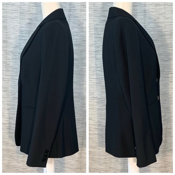 Antonio Melani Black Lightweight Suit Jacket and Sheath Dress Set. - Picture 9 of 15